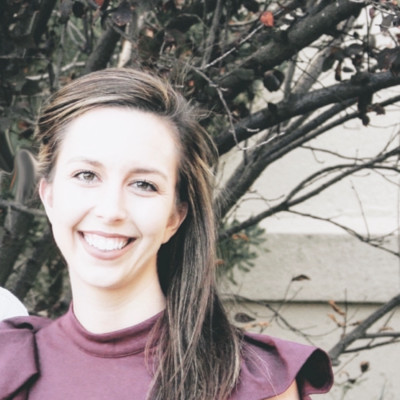 Young caucasian woman with long, light brown hair